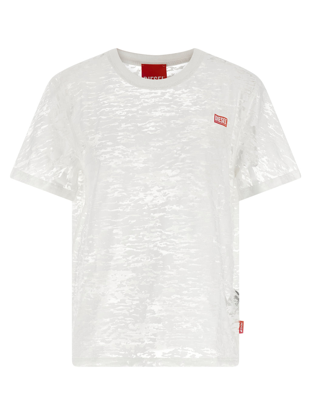 Diesel White Cotton T-Shirt