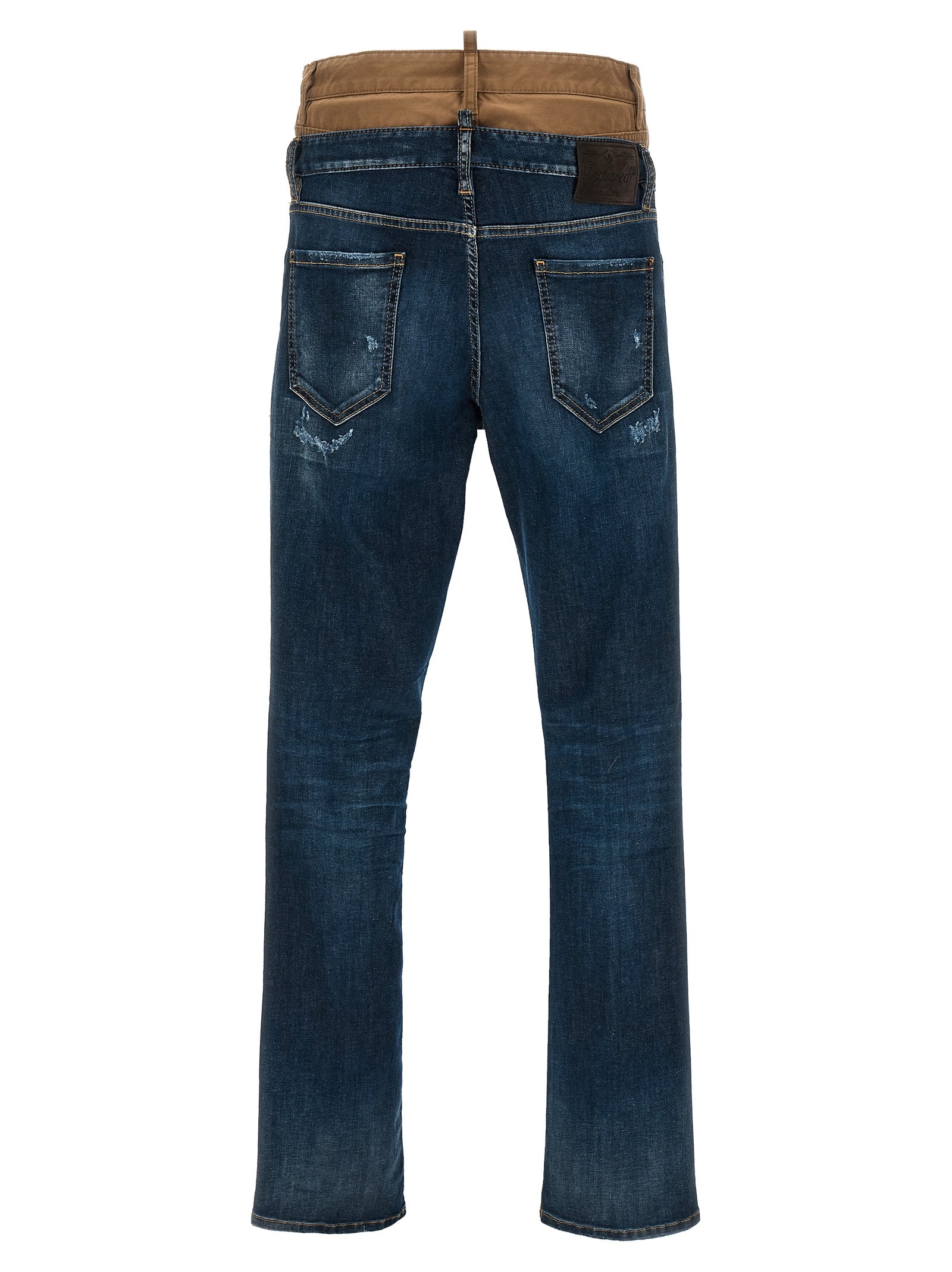 Dsquared² Blue Cotton Skinny Jeans