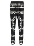 Dolce & Gabbana Bicolor Silk Casual Pants
