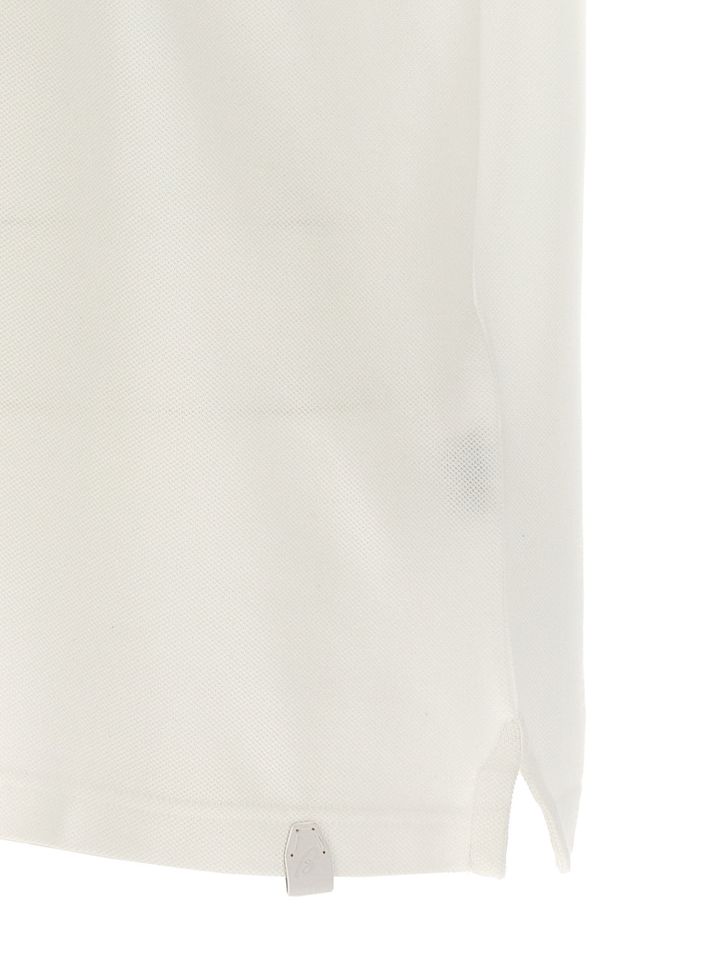 Brioni White Cotton Polo Shirt