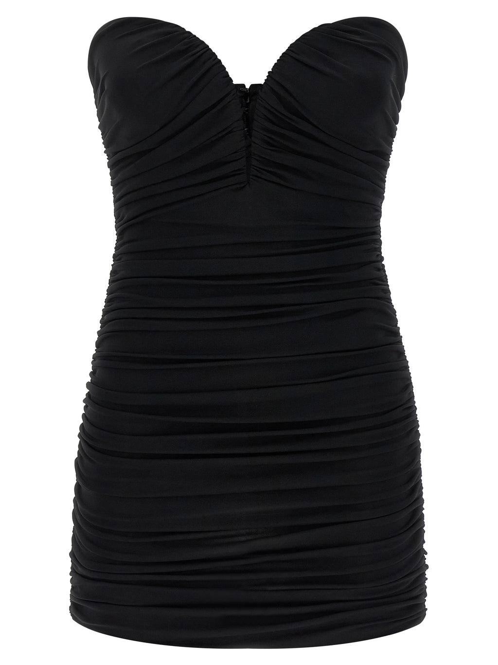 Elisabetta Franchi Black Viscose Short Dress