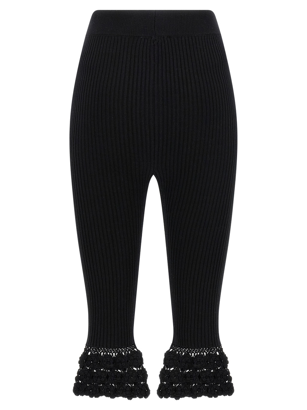 Ganni Black Organic Cotton Casual Pants