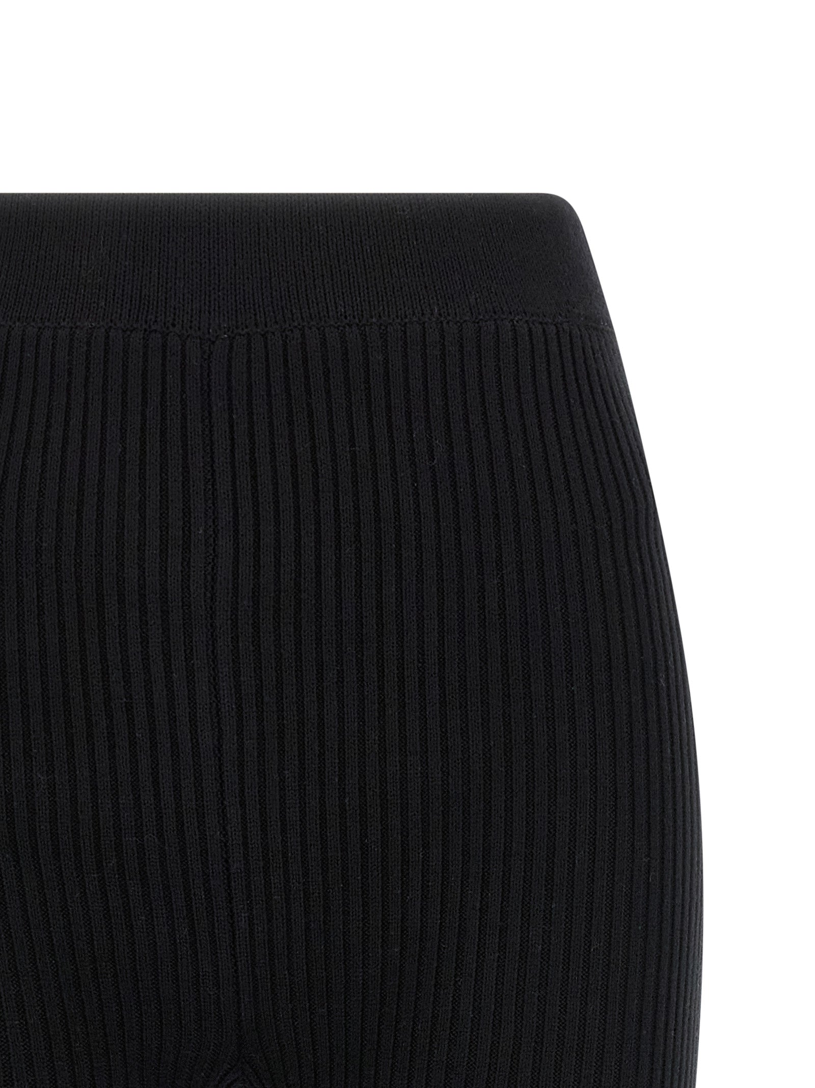 Ganni Black Organic Cotton Casual Pants