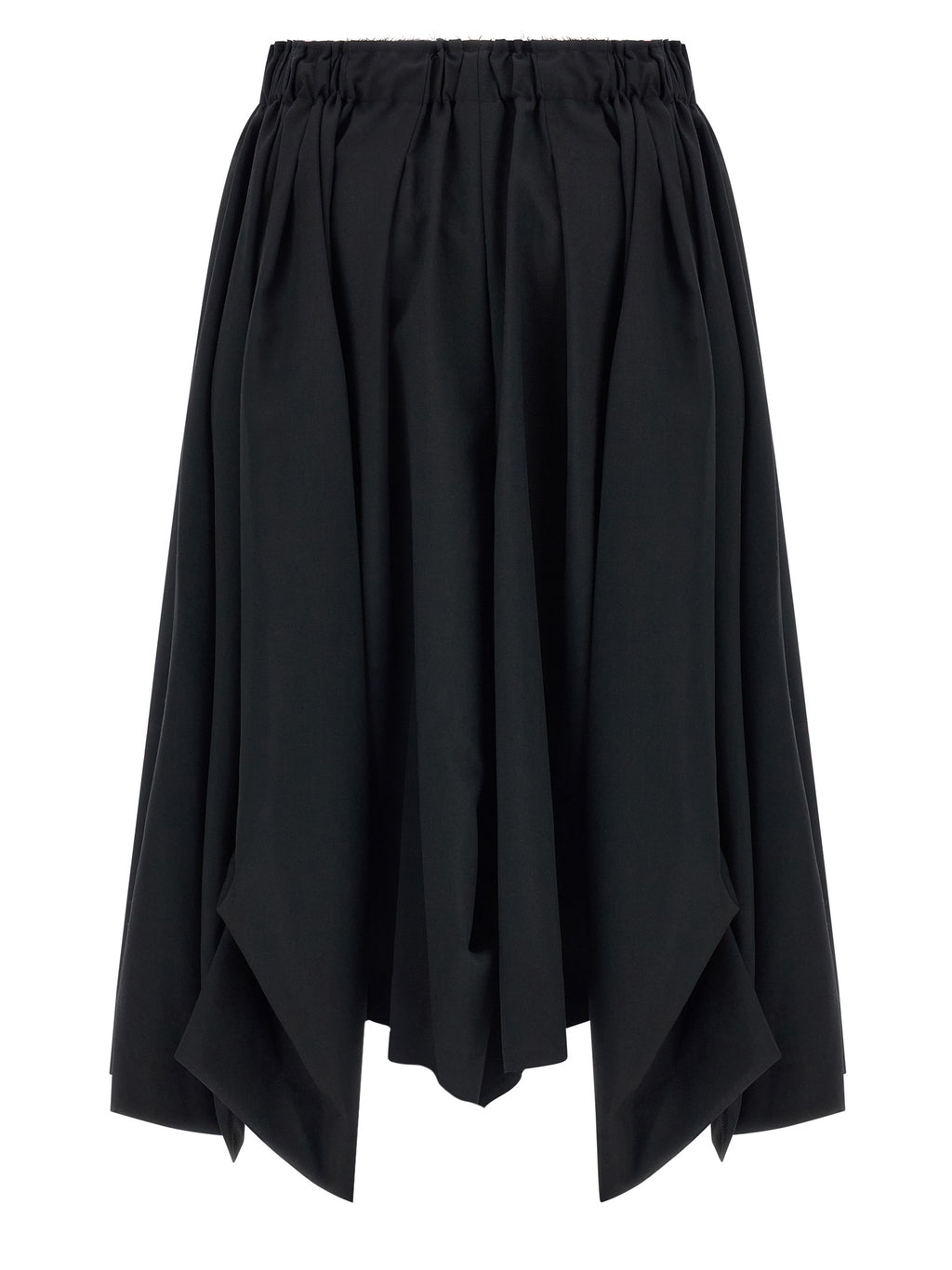 Comme Des Garçons Black Wool Bermuda Shorts