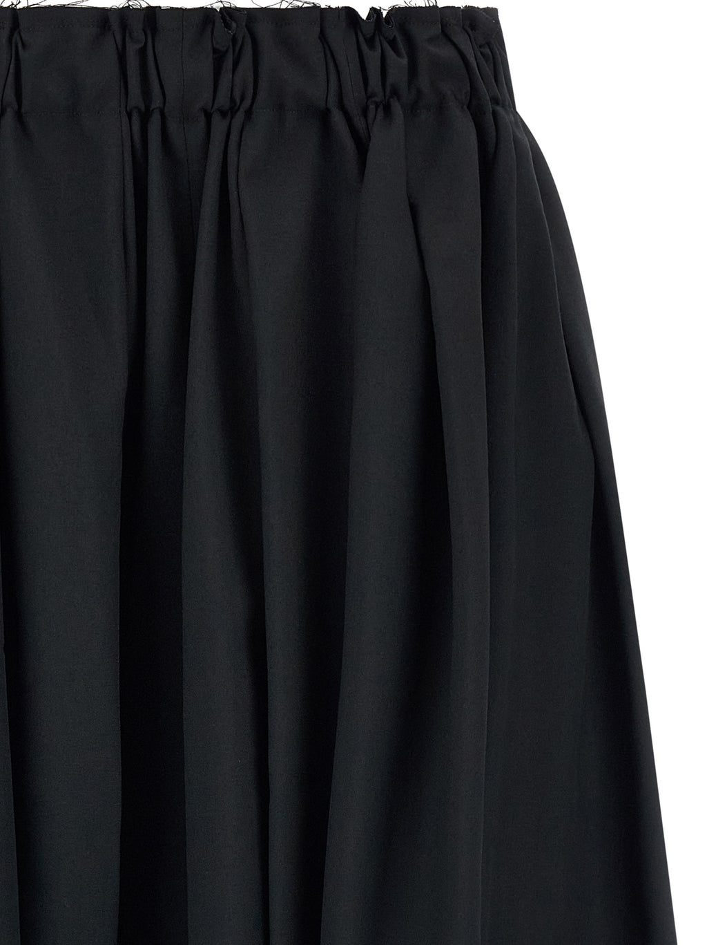 Comme Des Garçons Black Wool Bermuda Shorts