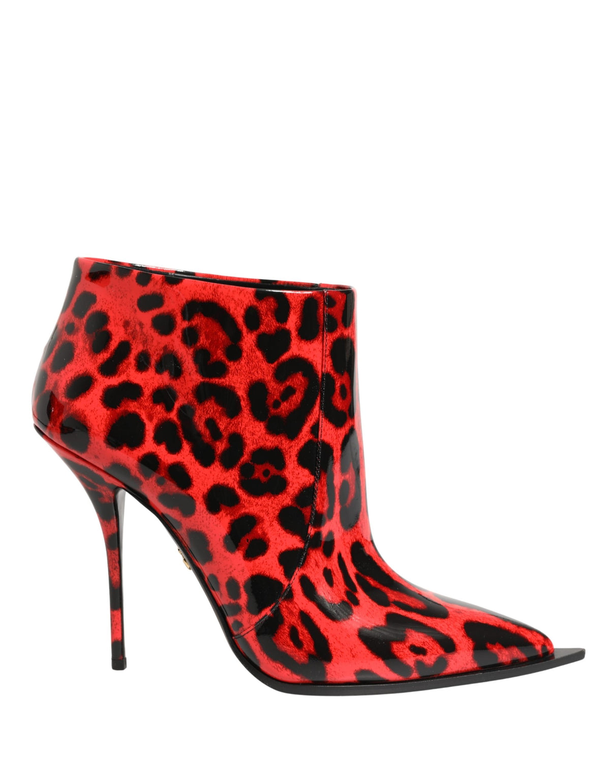 Dolce & Gabbana Rote Leopard Cardinale Stiefeletten