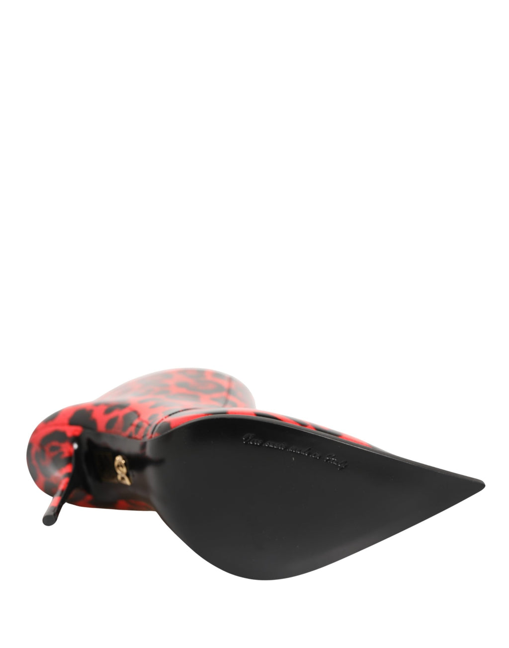 Dolce & Gabbana Rote Leopard Cardinale Stiefeletten