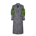 Prada Gray Wool False
