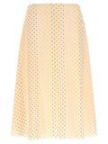 Valentino Garavani Multicolor Silk Midi Skirt