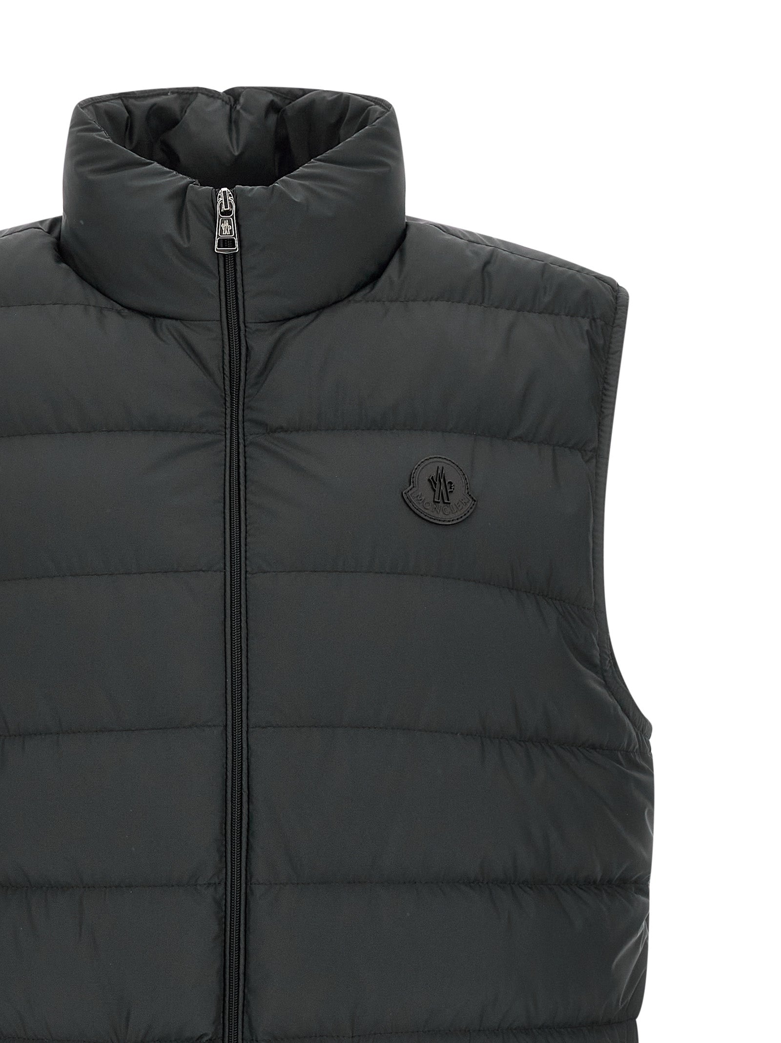 Moncler Black Polyester Sleeveless Jacket