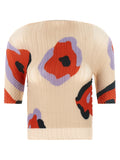 Issey Miyake Beige Polyester Pattern Shirt