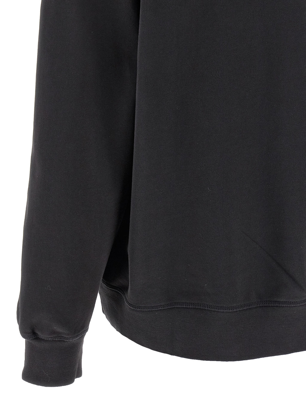 Ganni Gray Organic Cotton Hoodie