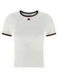 Courrèges White Cotton T-Shirt