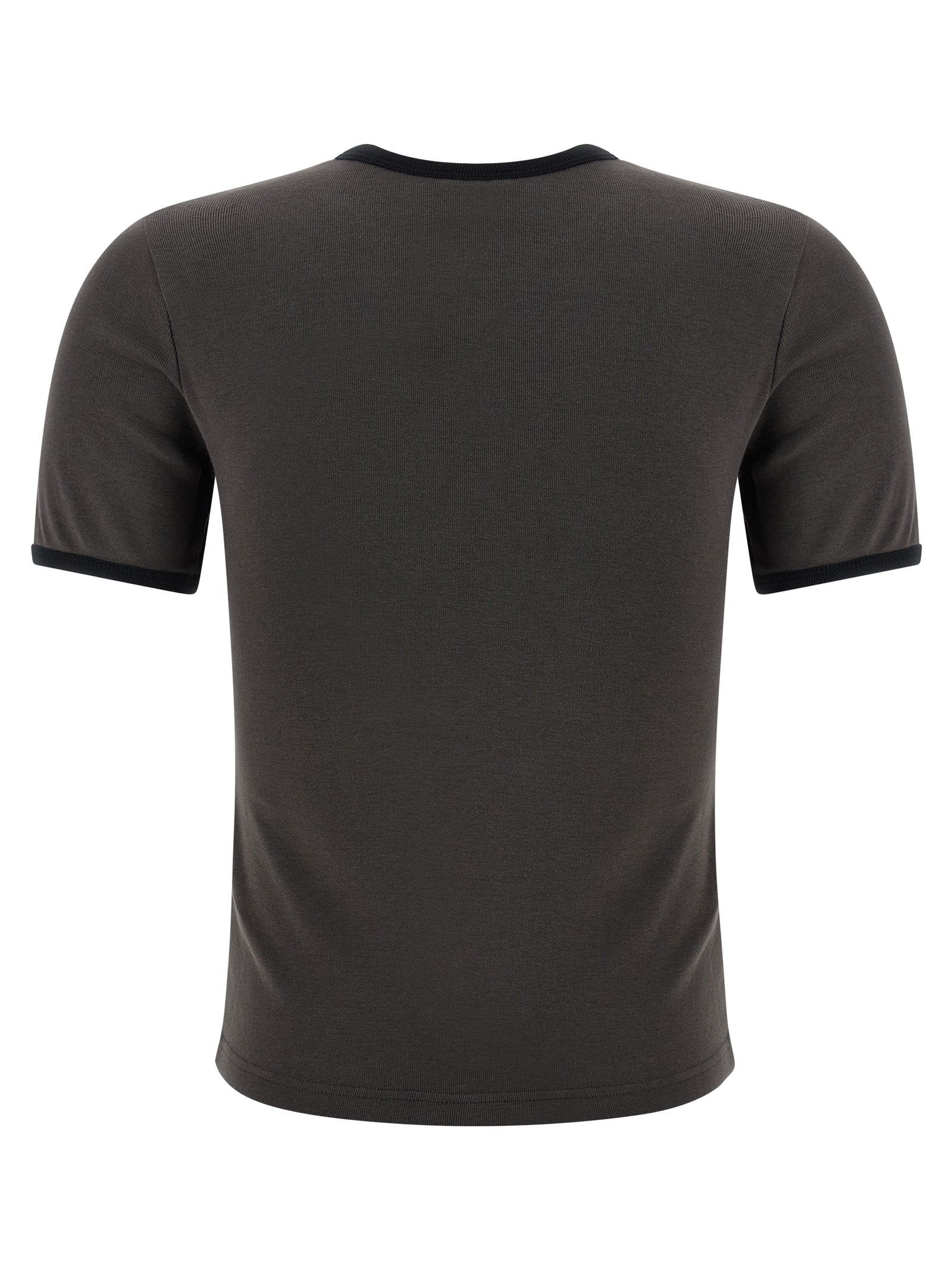 Courrèges Gray Cotton T-Shirt