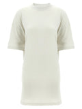 Balenciaga Gray Cotton Short Dress