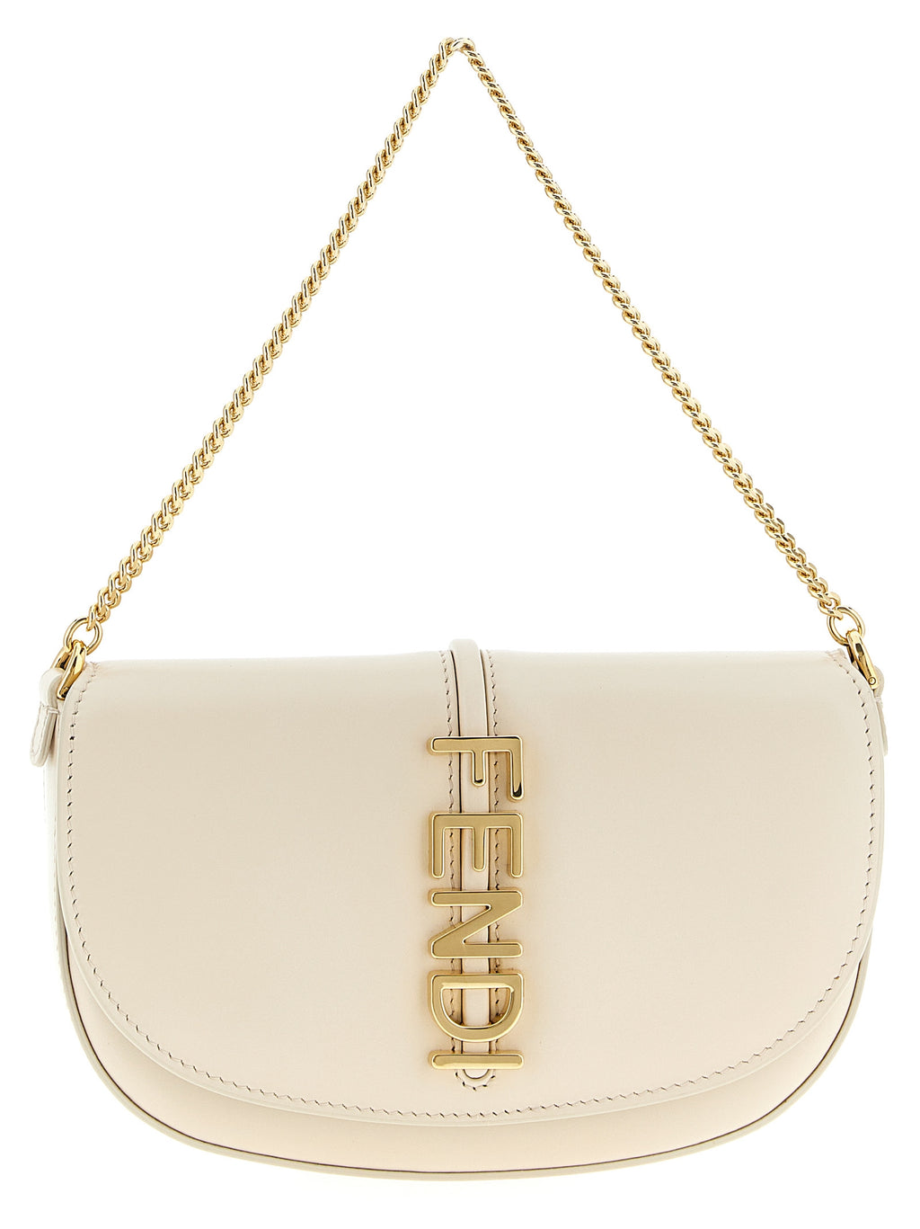 Fendi Beige Calfskin Cardholder