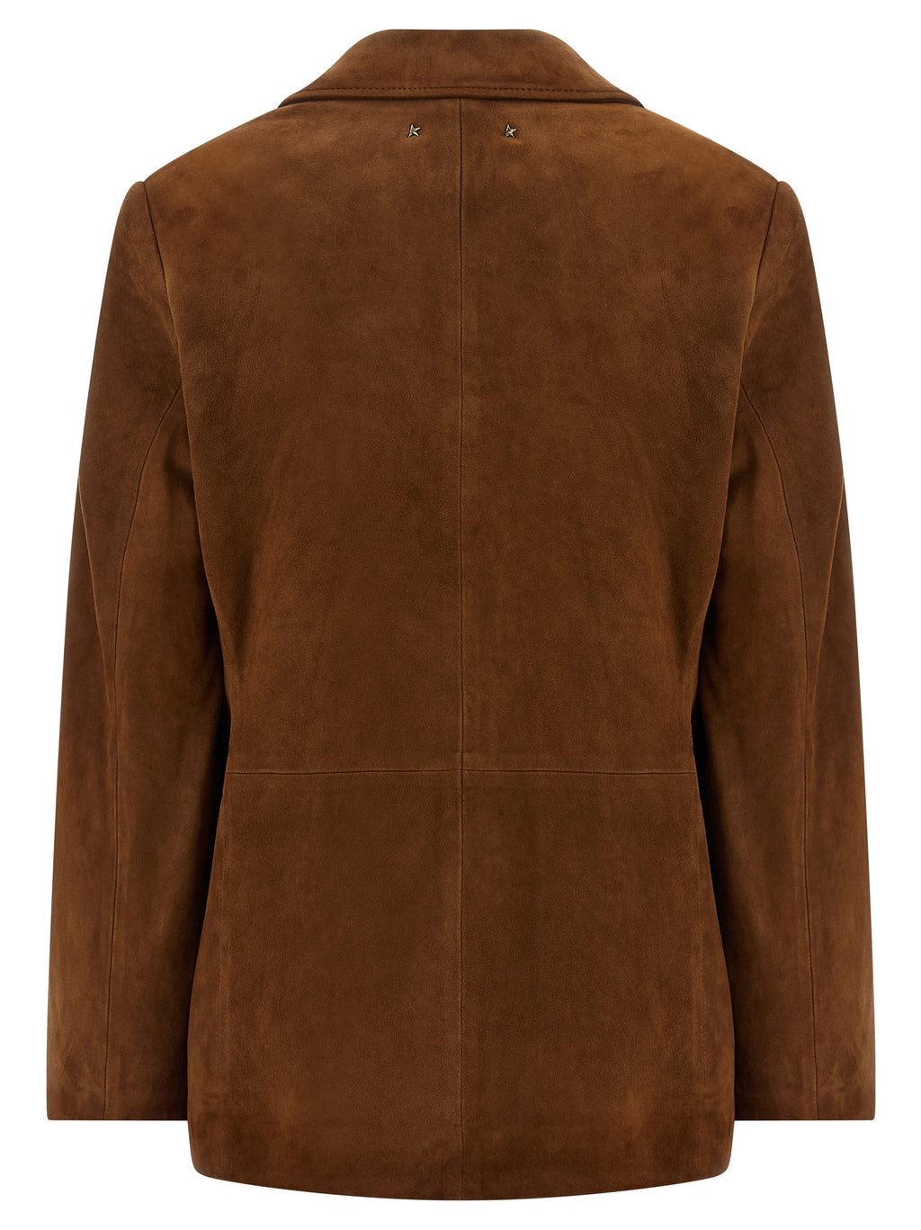 Golden Goose Brown Lamb Leather Leather Jacket