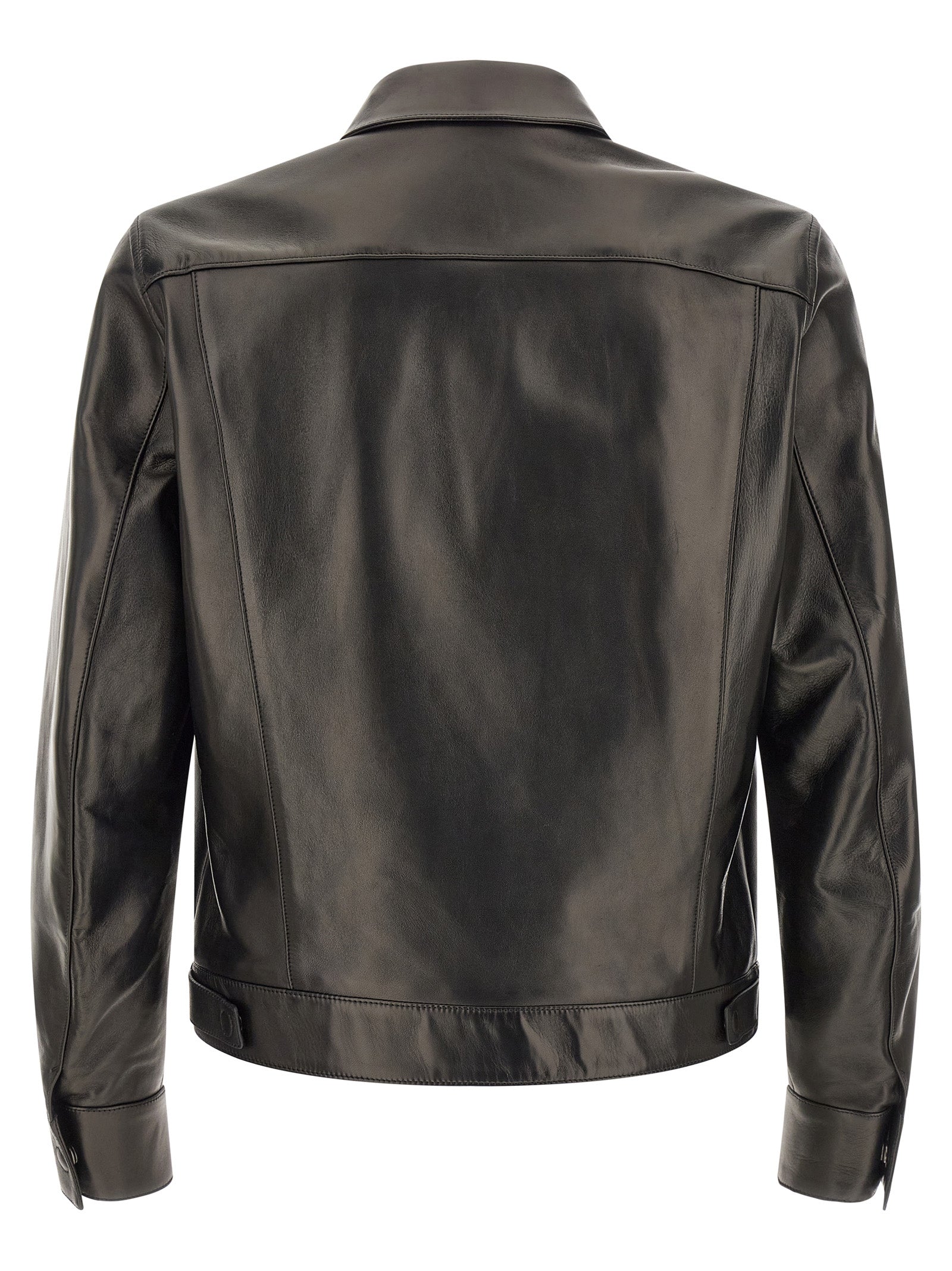 Tom Ford Black Lamb Leather Leather Jacket