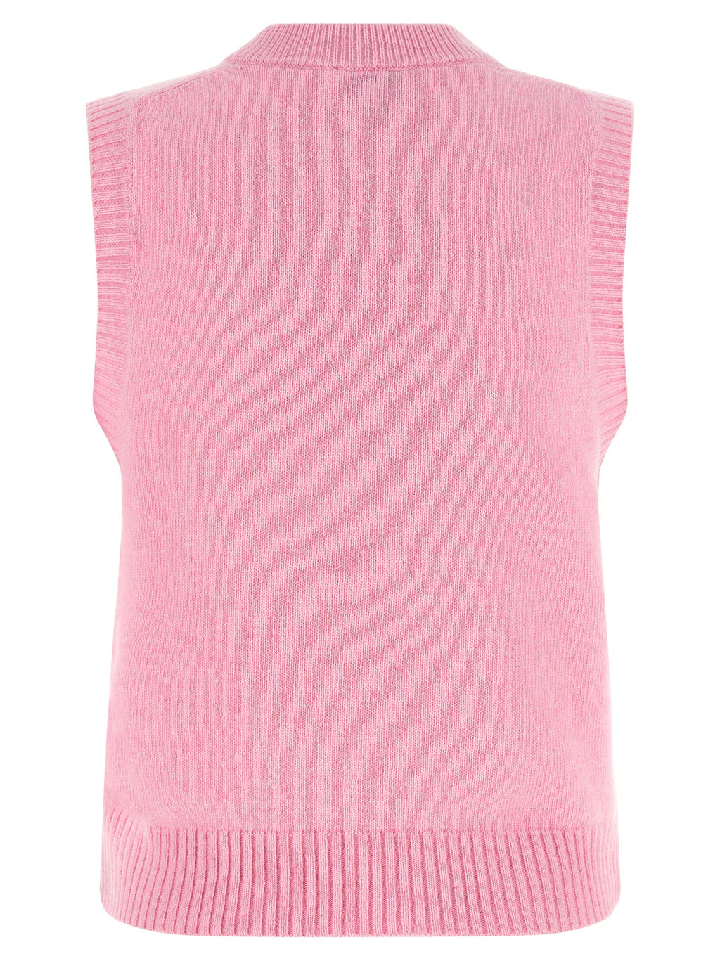Ganni Multicolor Wool Sleeveles Sweater