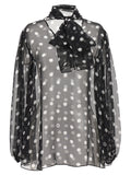Dolce & Gabbana Bicolor Silk Blouse