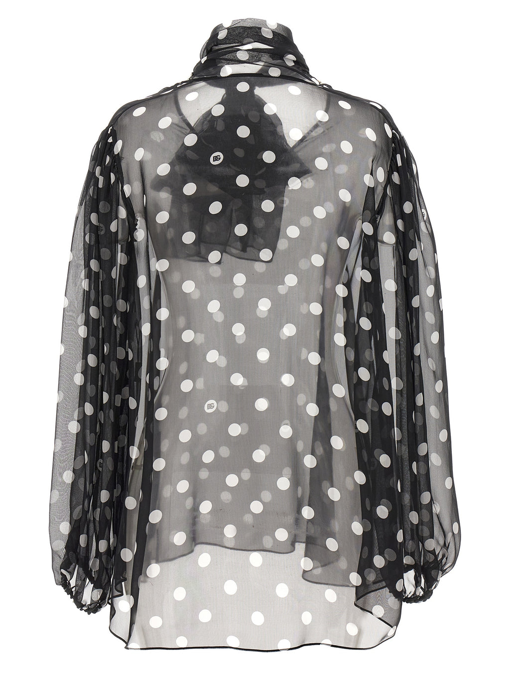 Dolce & Gabbana Bicolor Silk Blouse