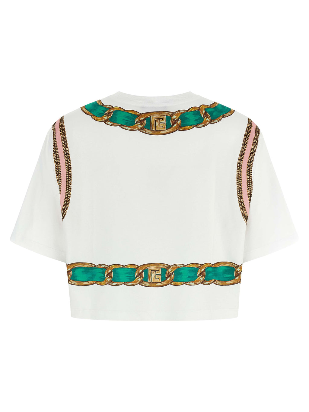 Balmain Multicolor Cotton T-Shirt