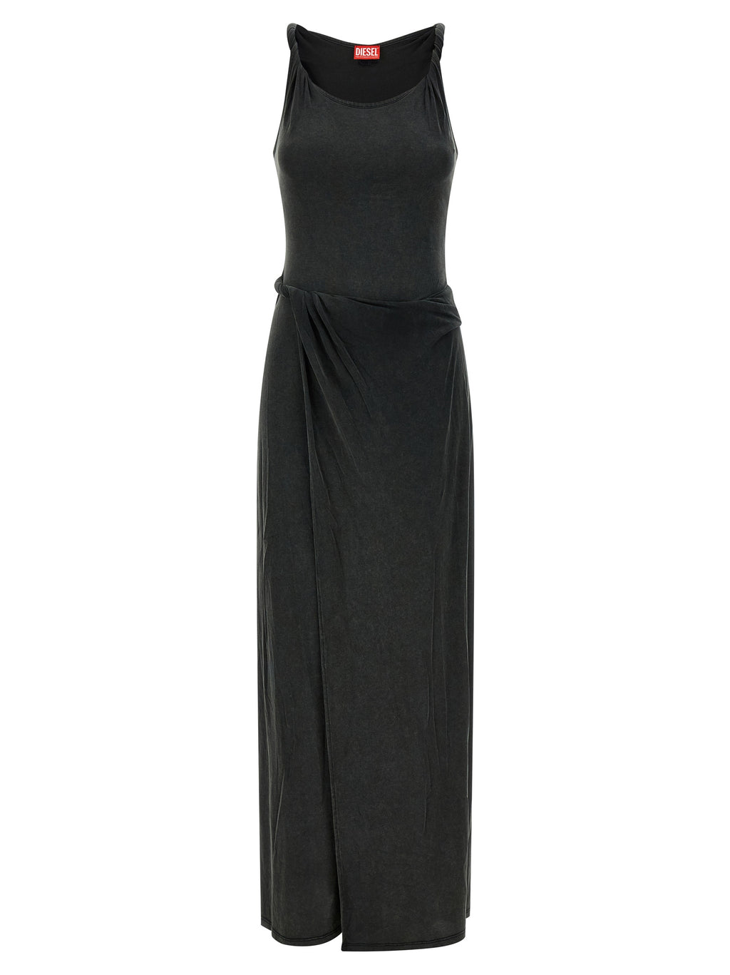 Diesel Black Modal Long Dress