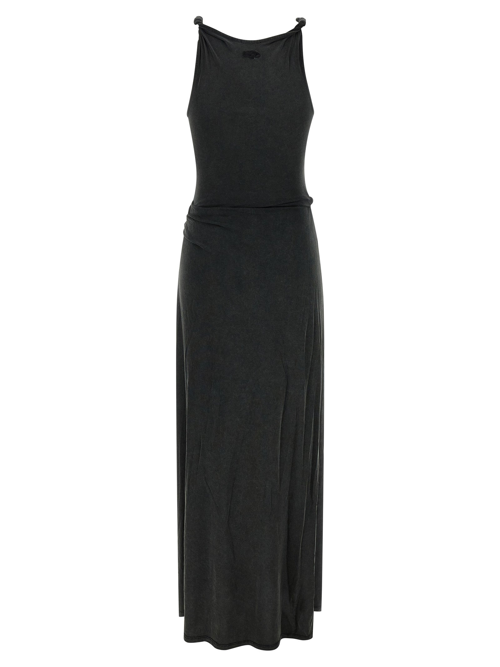 Diesel Black Modal Long Dress