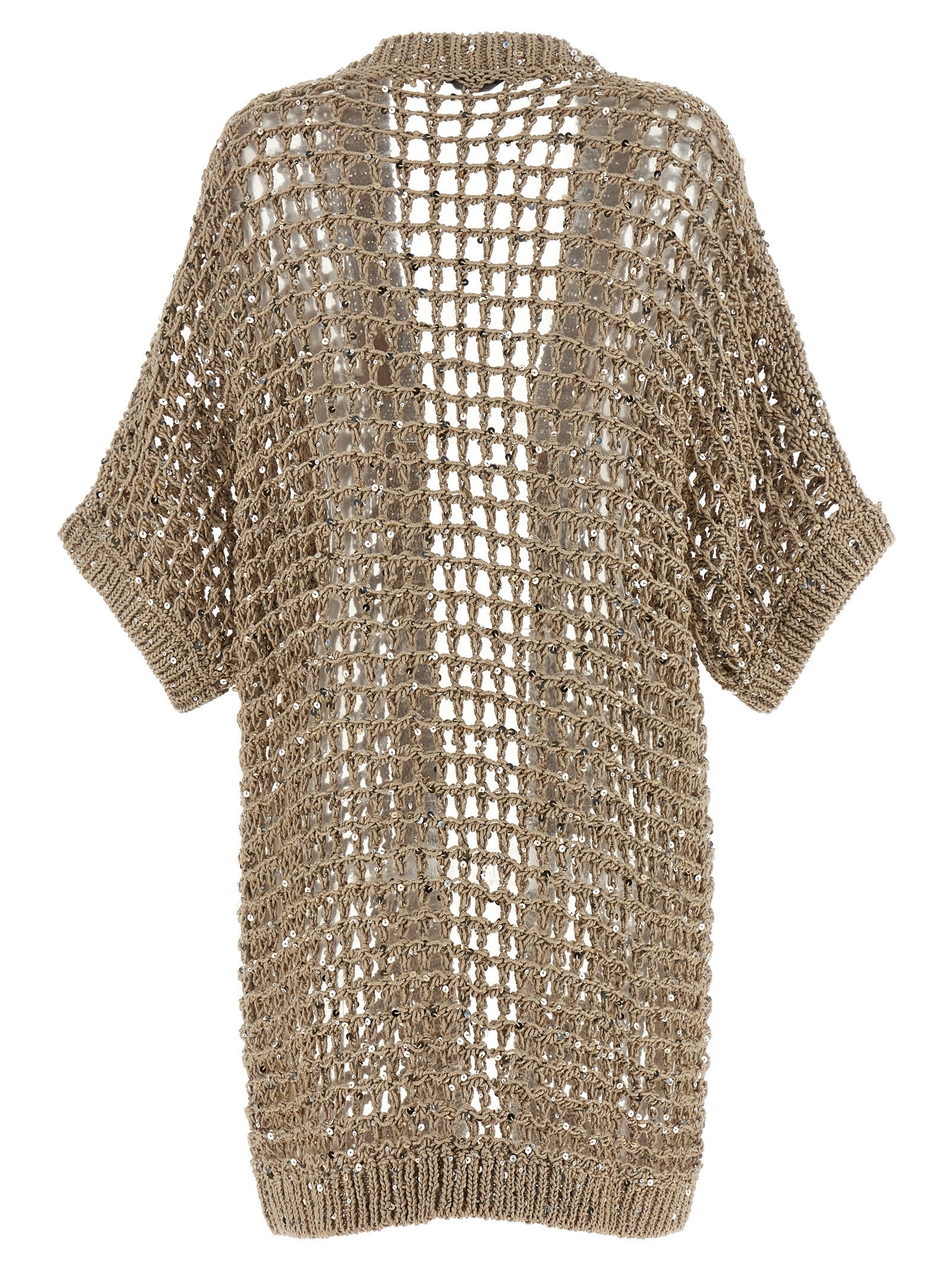 Peserico Beige Cotton Cardigan