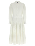 Polo Ralph Lauren White Cotton Midi Dress