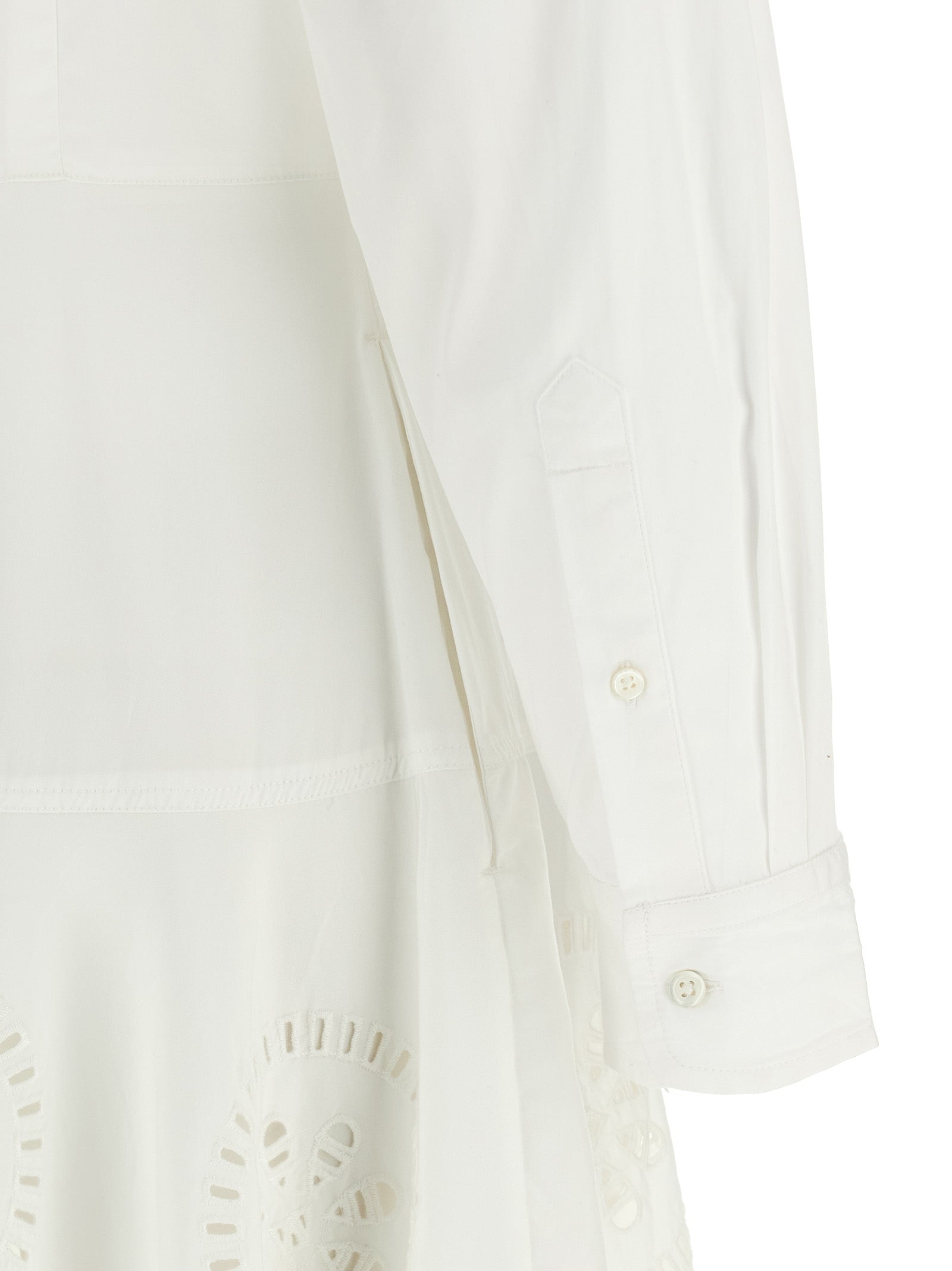 Polo Ralph Lauren White Cotton Midi Dress