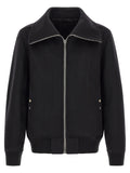 Rick Owens Black Virgin Wool Bomber