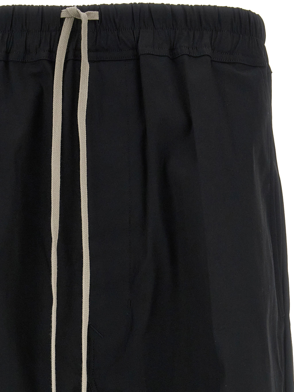 Rick Owens Black Cotton Casual Pants