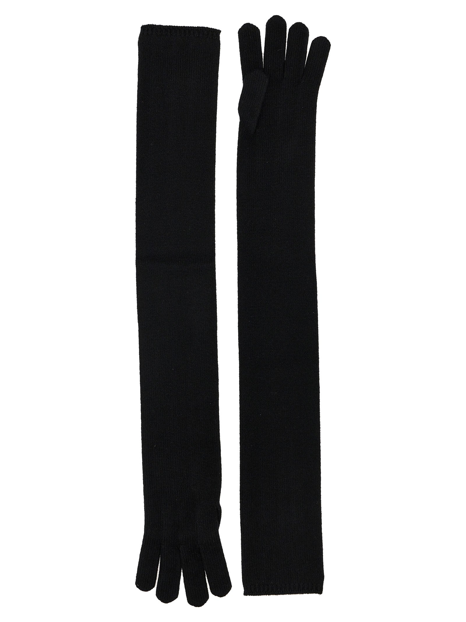 Max Mara Black Cashmere Gloves