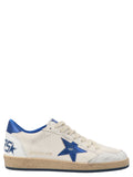 Golden Goose Blue Leather Low Top Sneakers