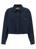 Fendi Blue Cotton Denim Jacket