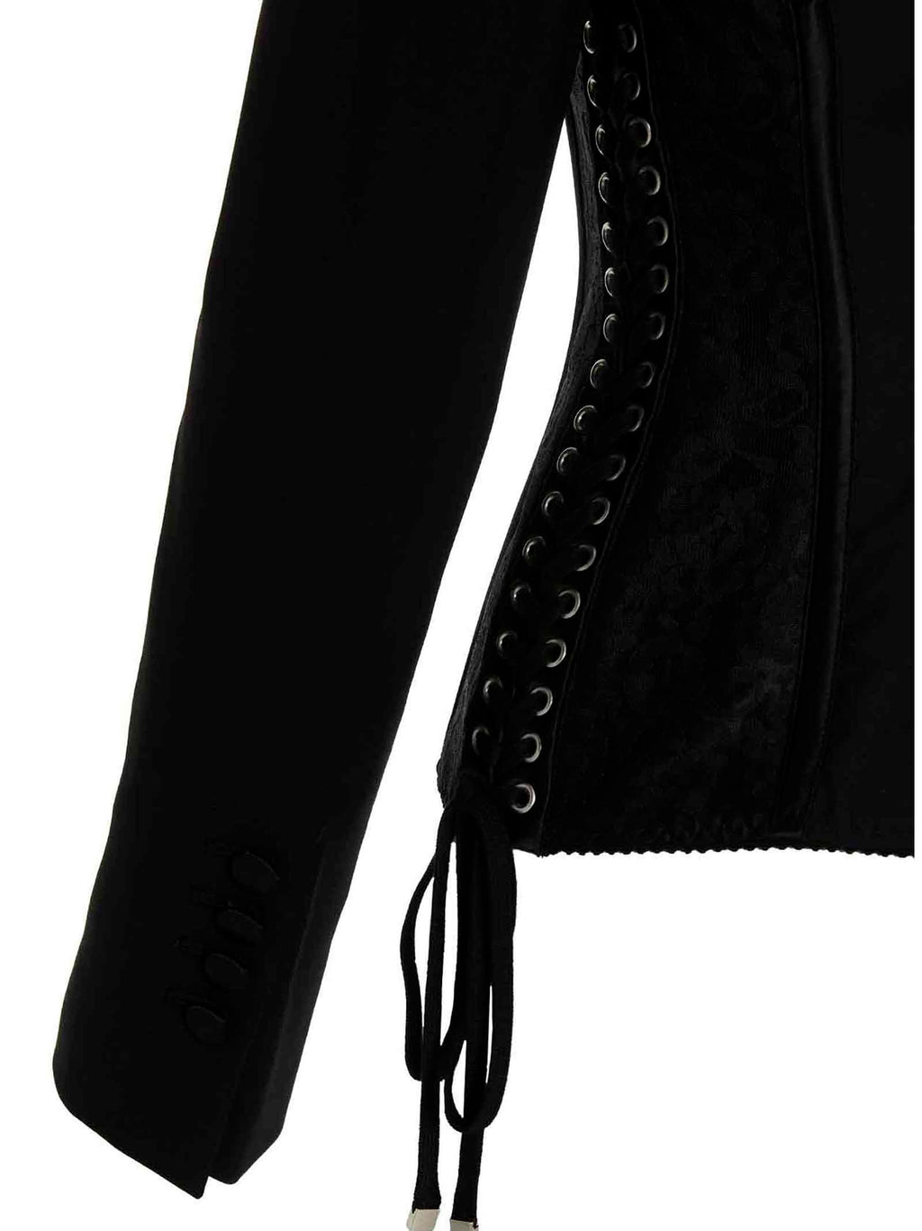 Dolce & Gabbana Black Virgin Wool Blazer