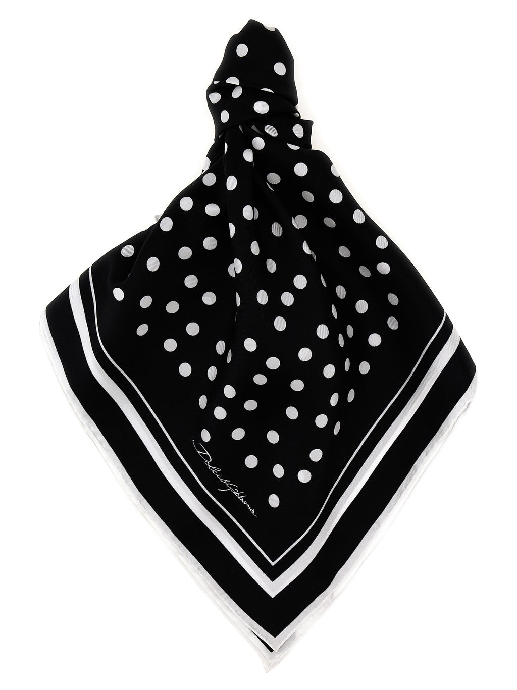 Dolce & Gabbana Bicolor Silk Scarf