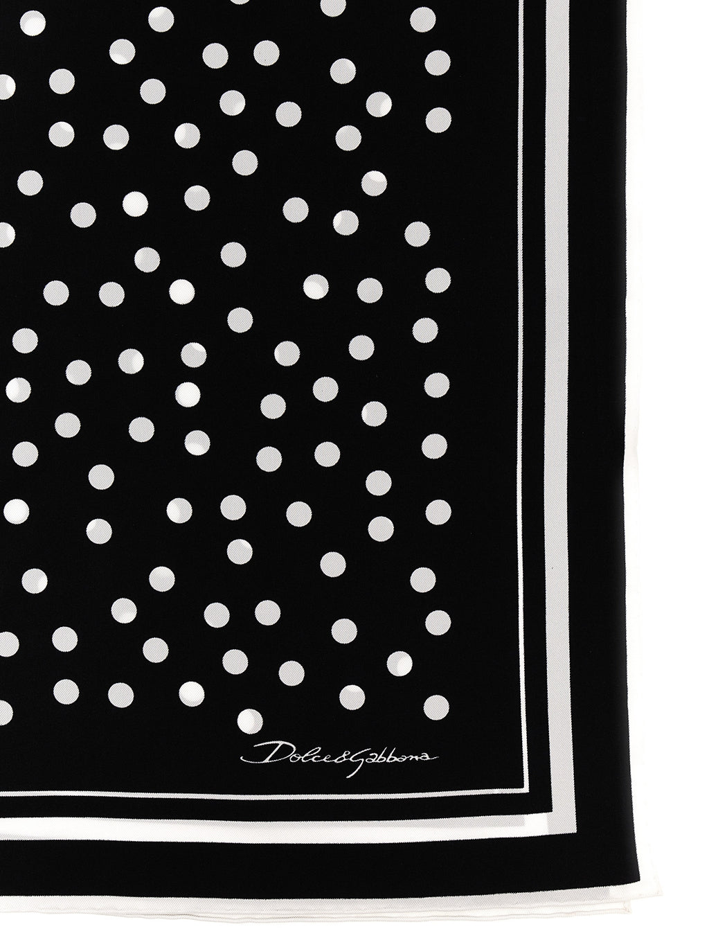 Dolce & Gabbana Bicolor Silk Scarf