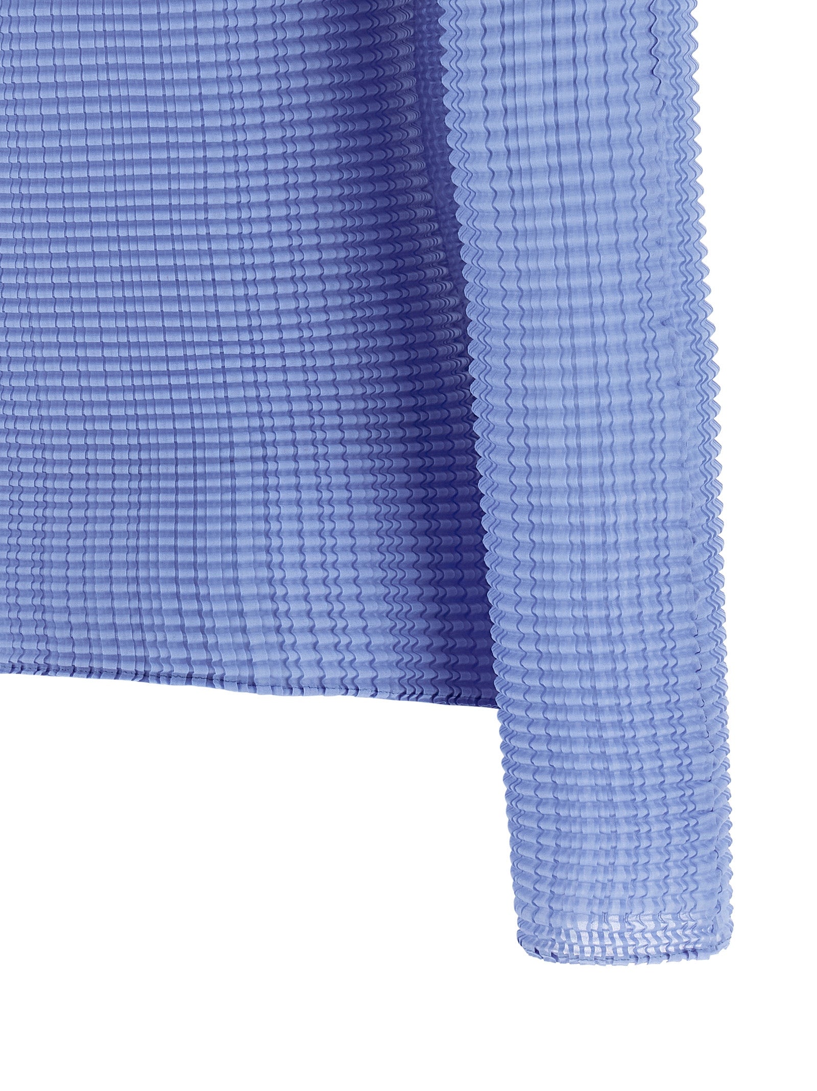 Issey Miyake Blue Polyester Blouse