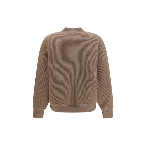 Brunello Cucinelli Beige Cashmere Bomber