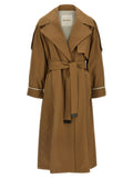 Max Mara Brown Cotton Coat