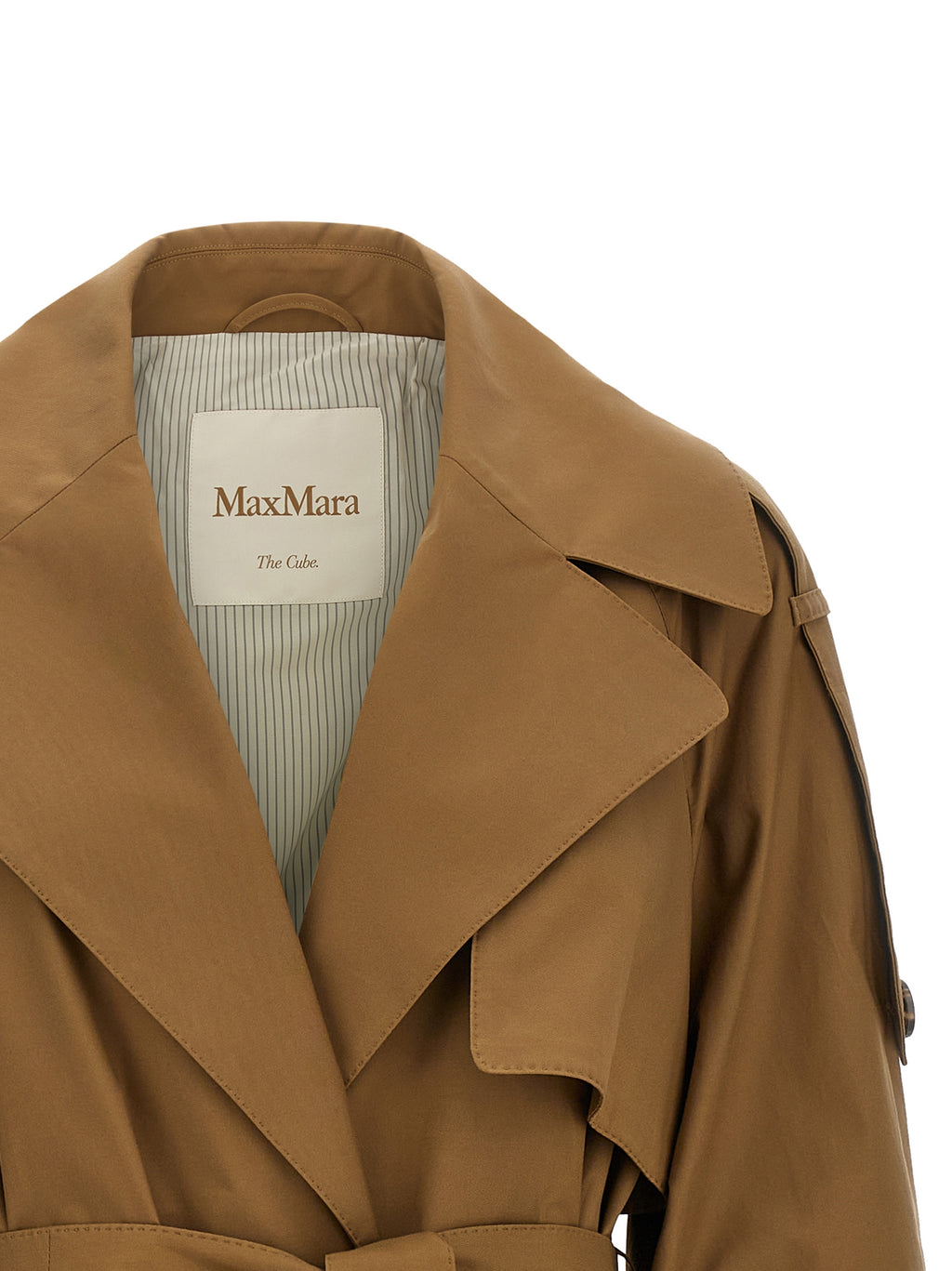 Max Mara Brown Cotton Coat