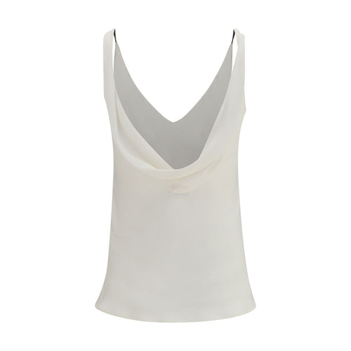 Brunello Cucinelli Beige Silk Blouse