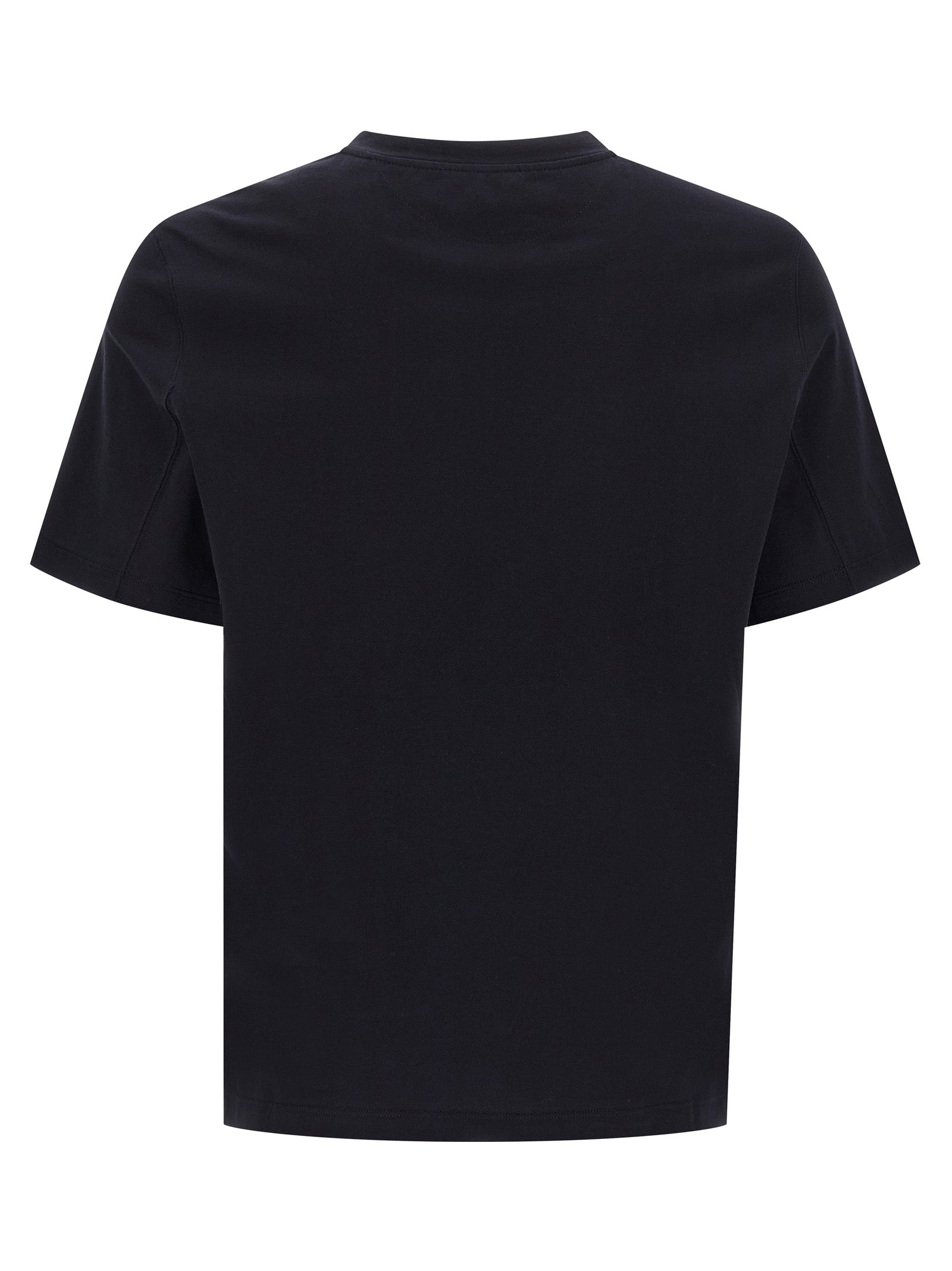 Brunello Cucinelli Blue Cotton T-Shirt