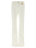 Elisabetta Franchi White Cotton Jeans Denim