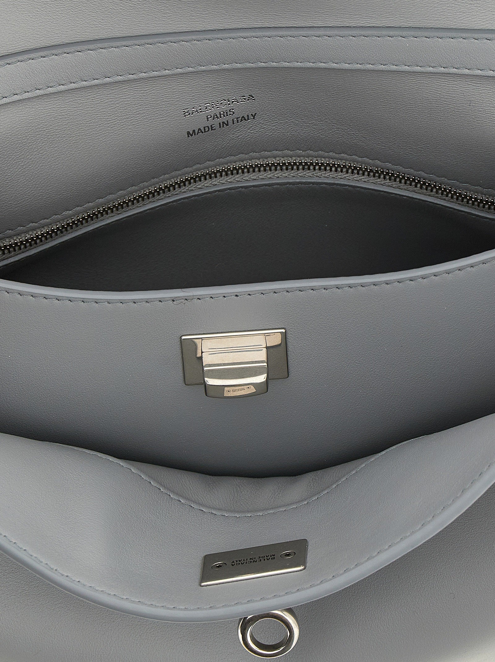 Balenciaga Gray Calfskin Handbag