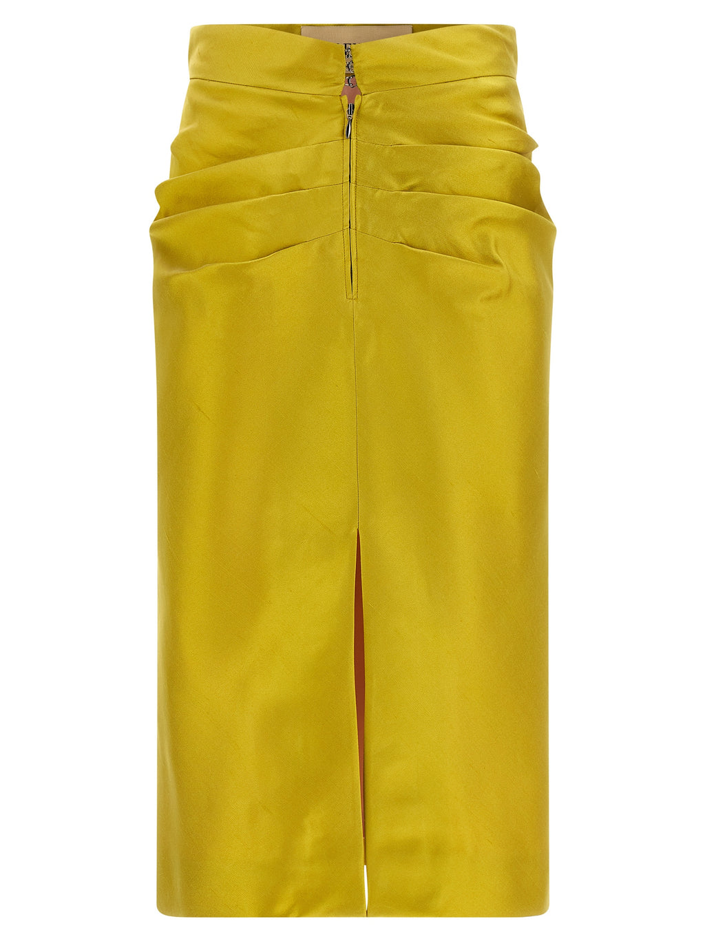 Valentino Garavani Bicolor Silk Midi Skirt