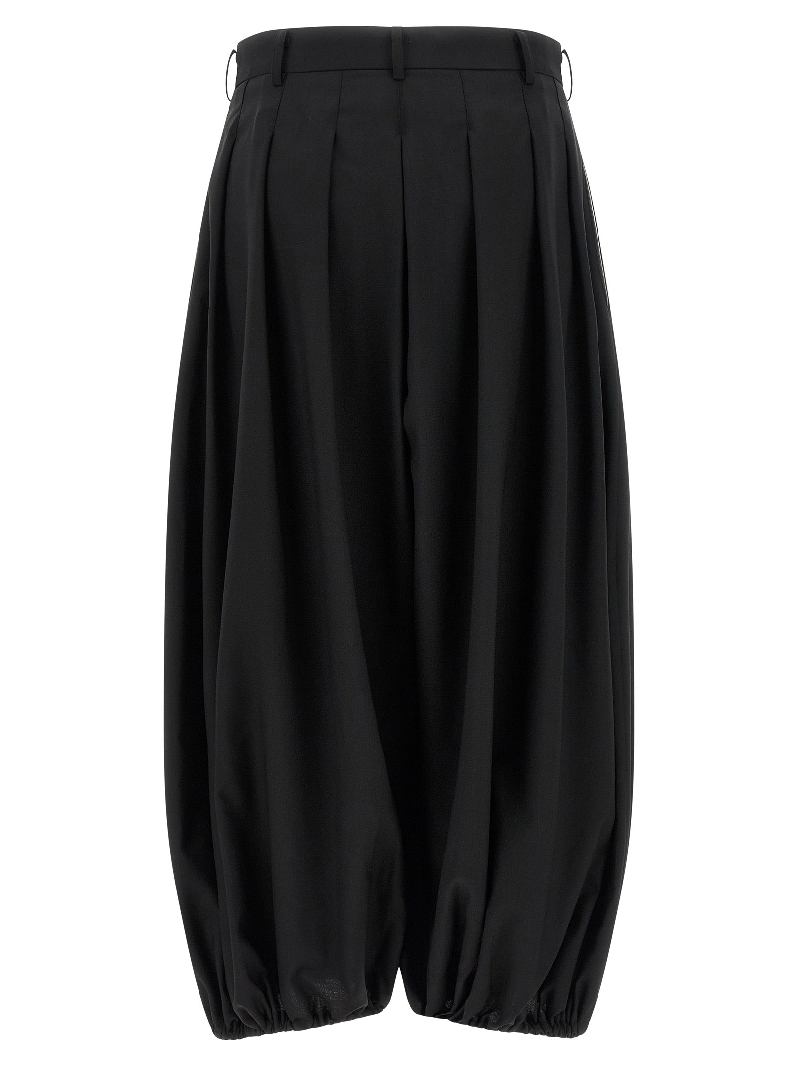 Comme Des Garçons Black Wool Pants