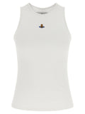 Vivienne Westwood White Cotton Sleeveles T-Shirt